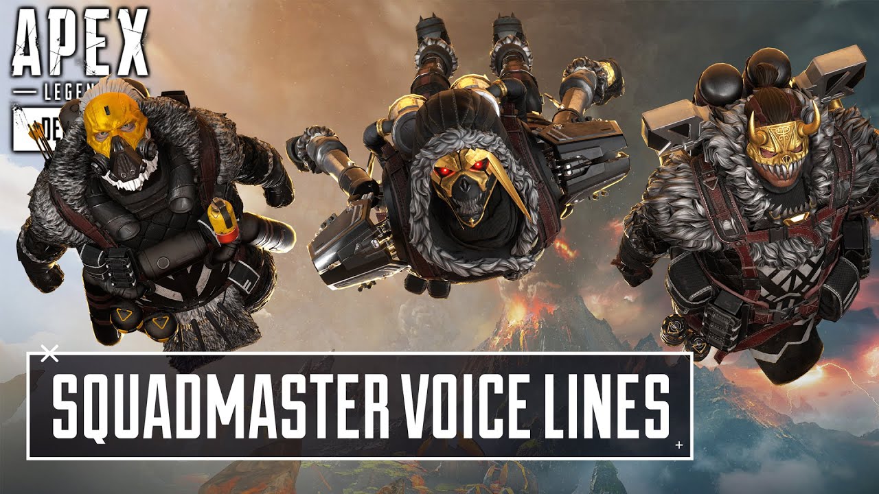 NEW Squadmaster Voice Lines - Apex Legends