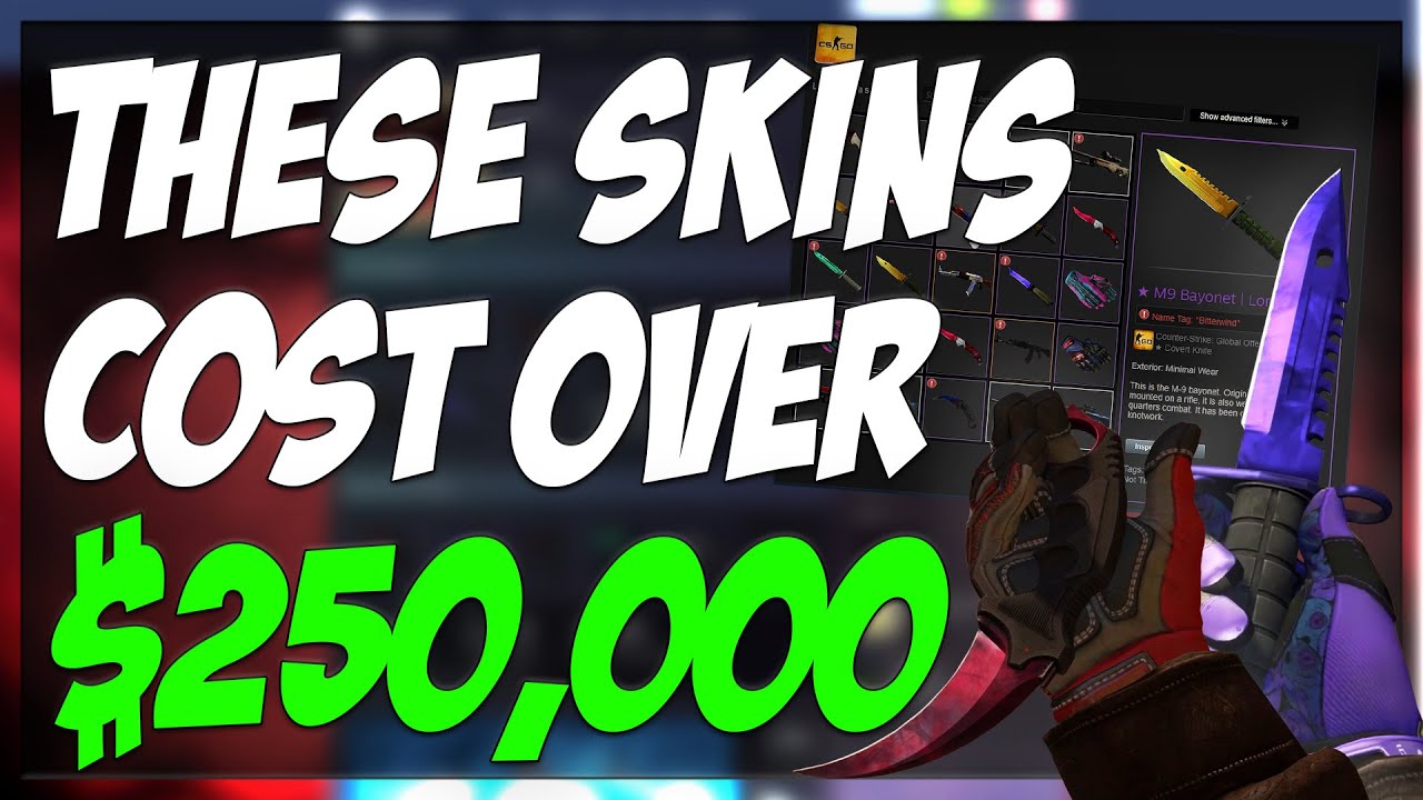 THIS IS WHAT A $250,000 CSGO INVENTORY LOOKS LIKE!! (WORLD'S MOST EXPENSIVE?)
