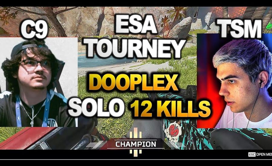 TSM Imperialhal Team !!  Dooplex's team dominated ESA Tournament  with 18 Kills !! ( apex legends )