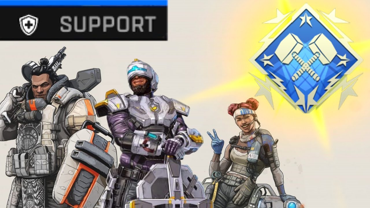 The SUPPORT Squad gets me 4k Damage in Apex Legends