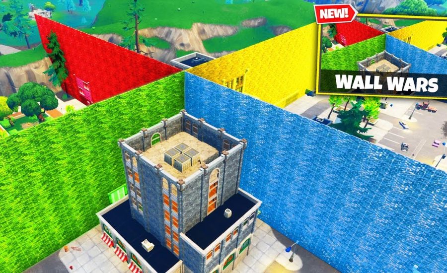 WALL WARS Custom Gamemode in Fortnite Battle Royale