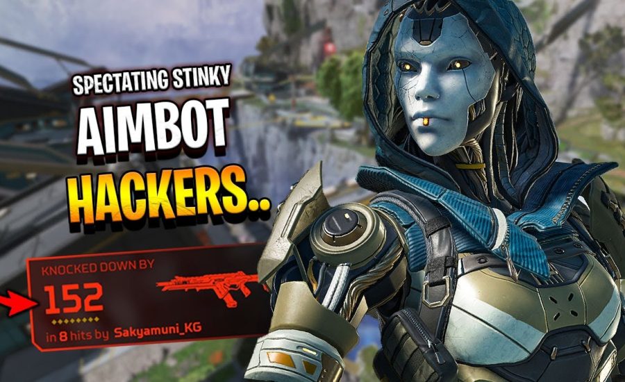 spectating a HACKER with an insane aimbot.. - Apex Legends