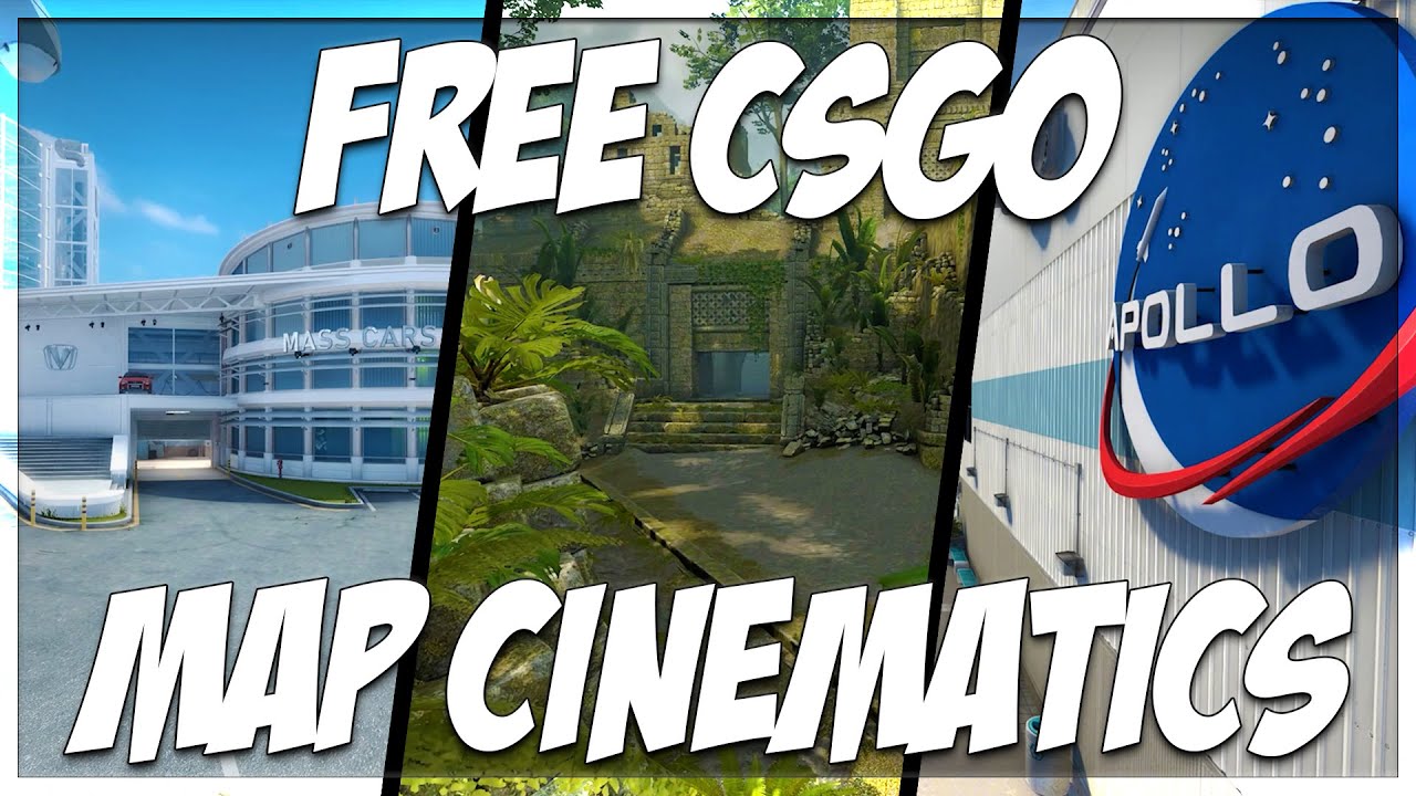 FREE HIGH-QUALITY CSGO MAP CINEMATICS!! (APOLLO, ANCIENT AND ENGAGE)