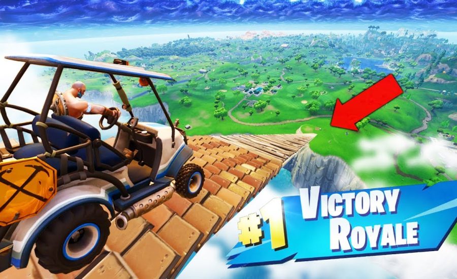 GOLF KART JUMP from MAX HEIGHT in Fortnite Battle Royale