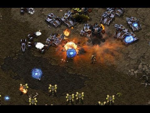 GOSU - Disu (P) v free (T) on Heartbreak Ridge - StarCraft  - Brood War REMASTERED