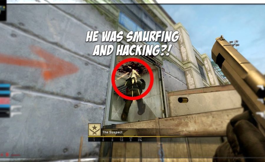 HE WAS SMURFING AND HACKING AT THE SAME TIME?! | CSGO OVERWATCH