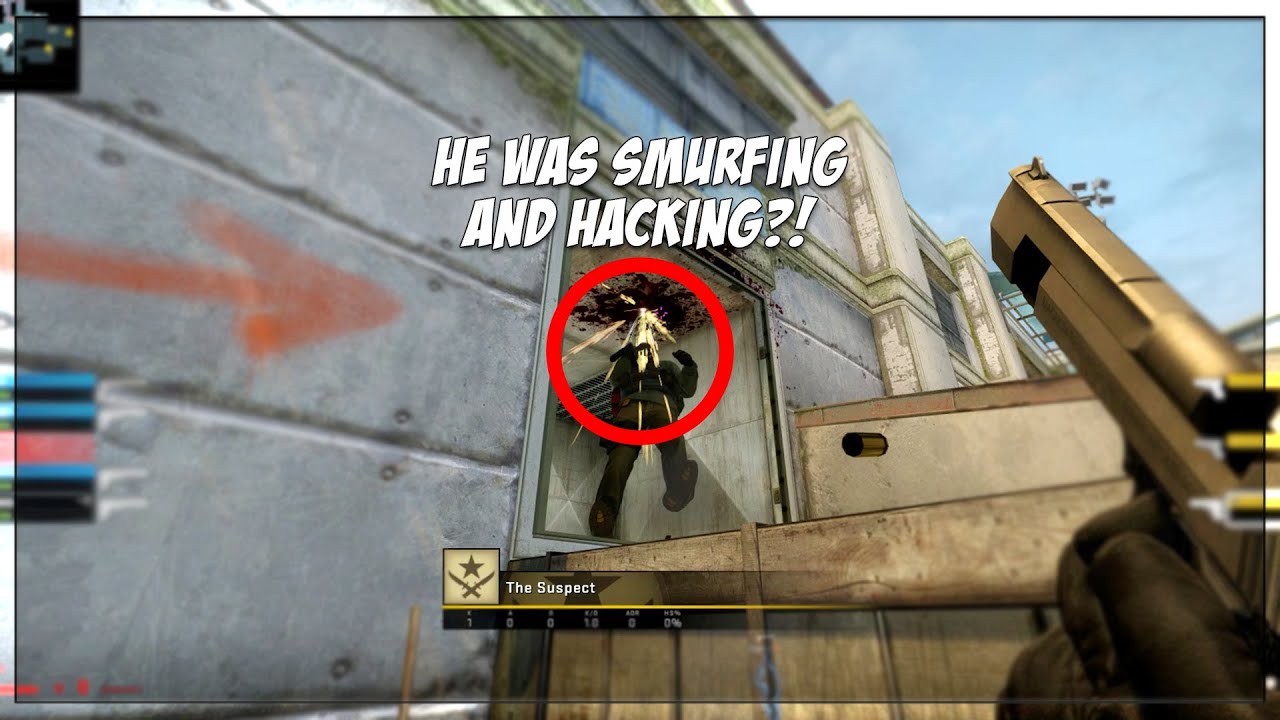 HE WAS SMURFING AND HACKING AT THE SAME TIME?! | CSGO OVERWATCH