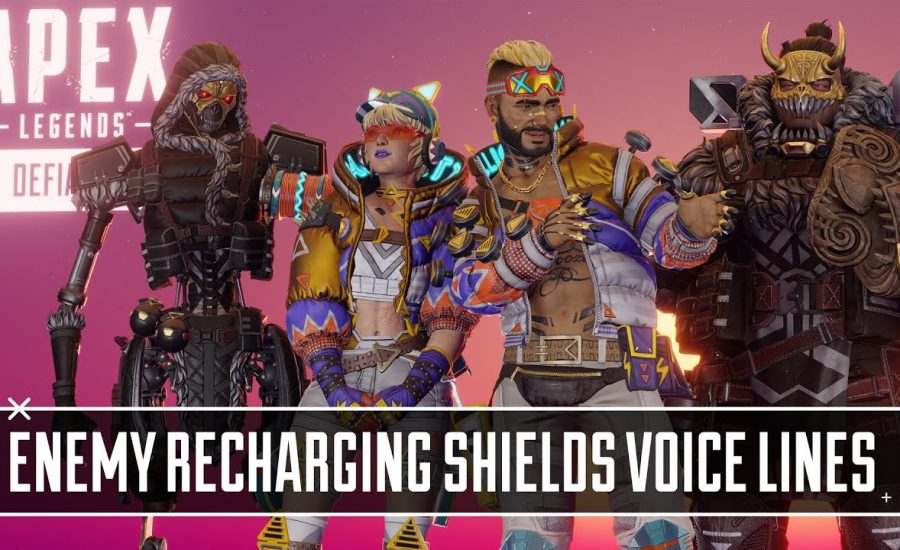 NEW Enemy Recharging Shield Voice Lines - Apex Legends
