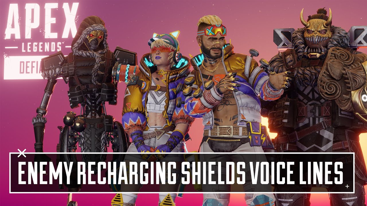 NEW Enemy Recharging Shield Voice Lines - Apex Legends