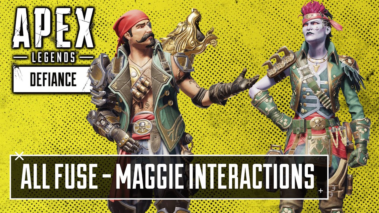 NEW Fuse And Maggie All Interactions Voice Lines - Apex Legends