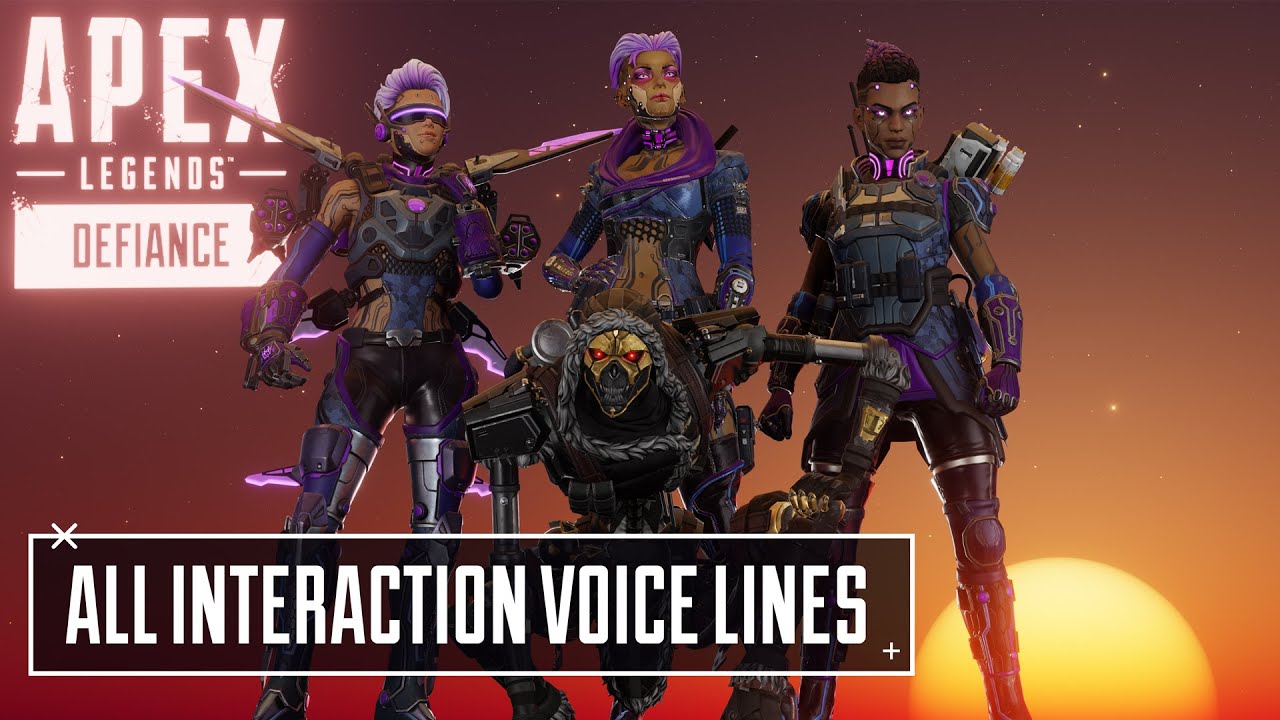 NEW Loba Bangalore Valkyrie and Revenant Interaction Voice Lines.