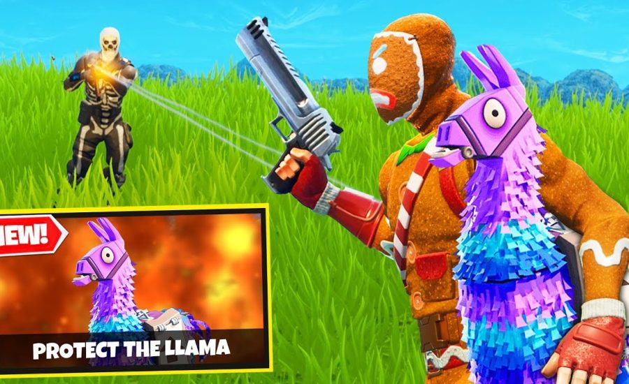 PROTECT THE LLAMA Custom Gamemode in Fortnite Battle Royale