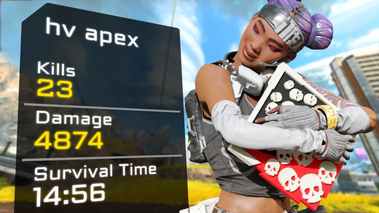 SOLO Lifeline 23 KILLS and 4K Intense Game Apex Legends Gameplay Season 15