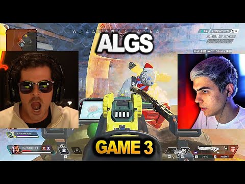 TSM and C9 die early.. funfps's team dominated ALGS tournament.TOOSH WATCH PARTY ( apex legends )