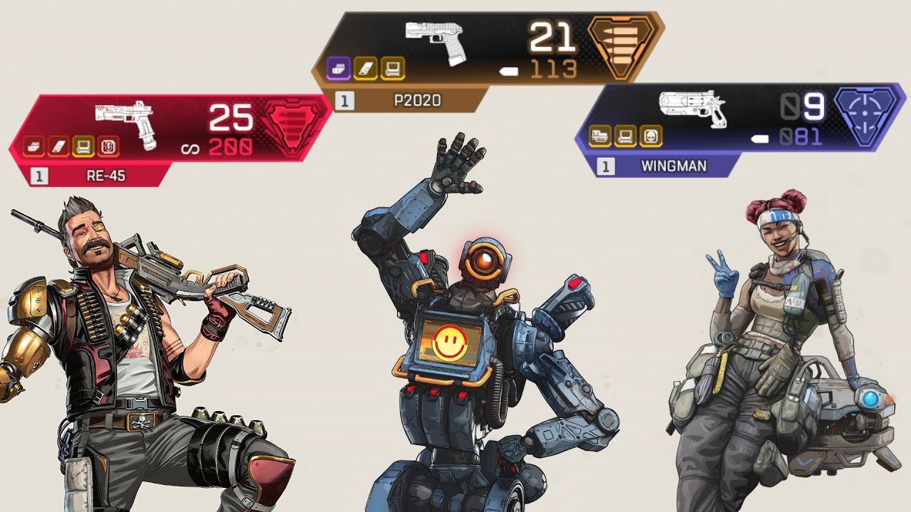 The Pistol Only Team in apex legends