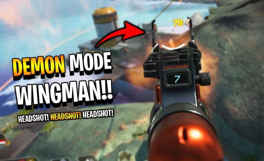 goin' full DEMON MODE with the Wingman!! - Apex Legends