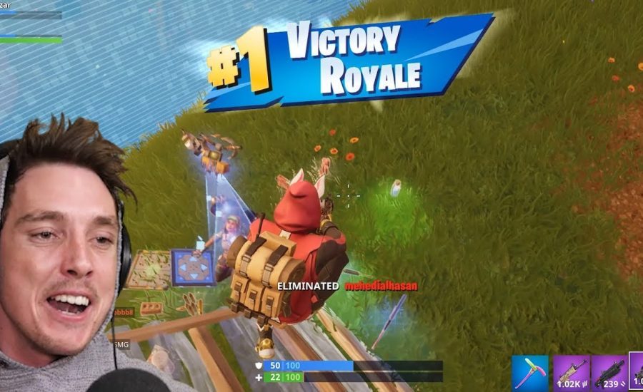 literally just lazarbeam and muselk playing fortnite