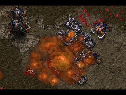 Fantasy (T) v Hyuk (Z) on Bloody Ridge - StarCraft  - Brood War REMASTERED