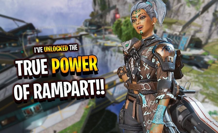 I had no clue Rampart was THIS BROKEN!?! - Apex Legends