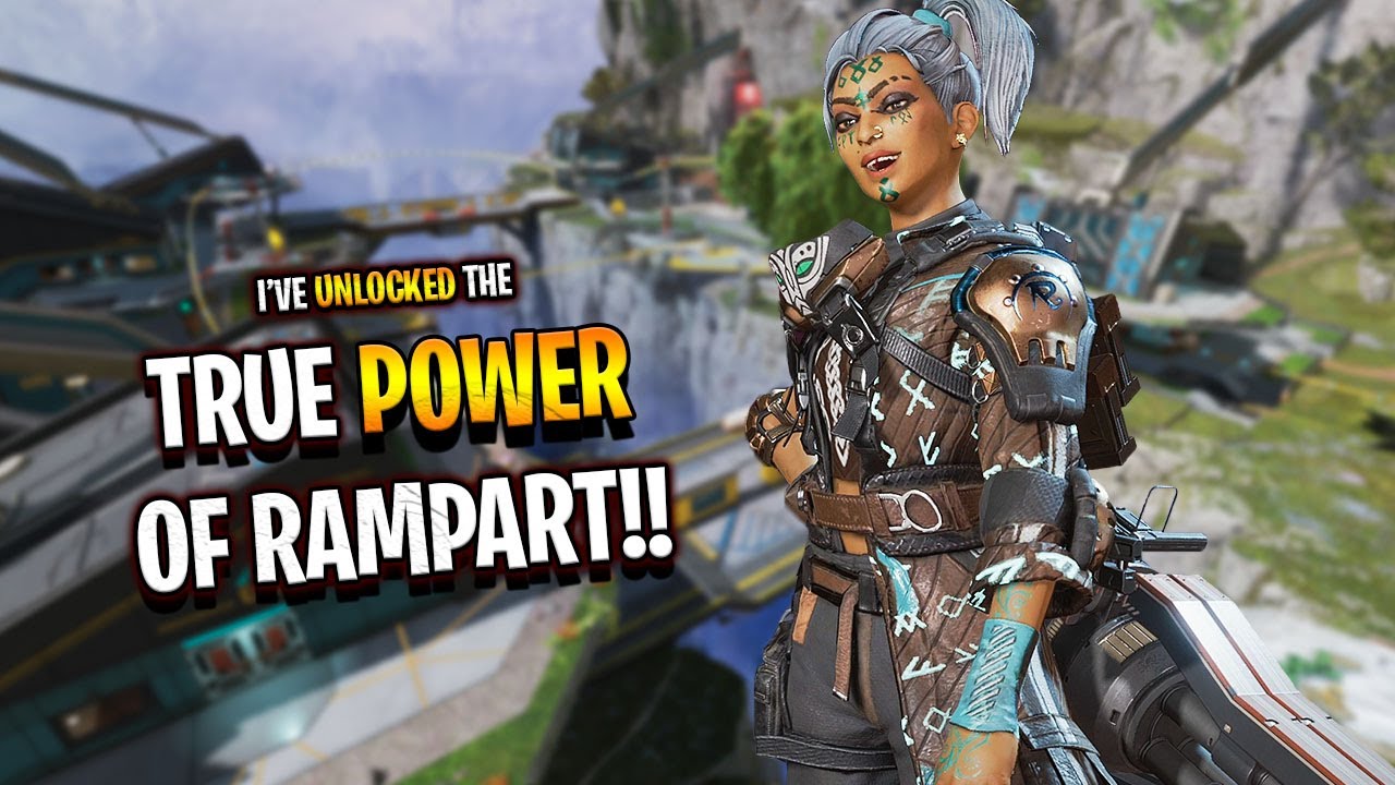 I had no clue Rampart was THIS BROKEN!?! - Apex Legends