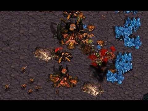 InControl (Z) v Rush (Z) on Blue Storm - StarCraft  - Brood War REMASTERED