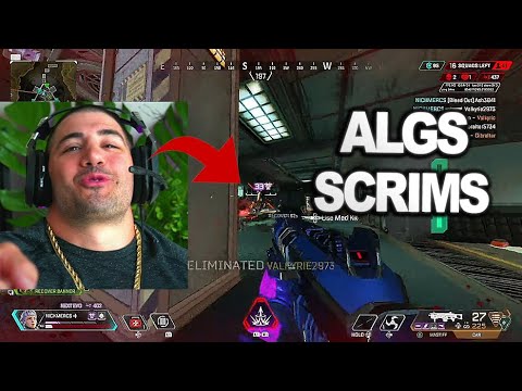 Nickmercs tries using the G7 SCOUT in ALGS Scrims last game | ALL GAME !!  | ( apex legends