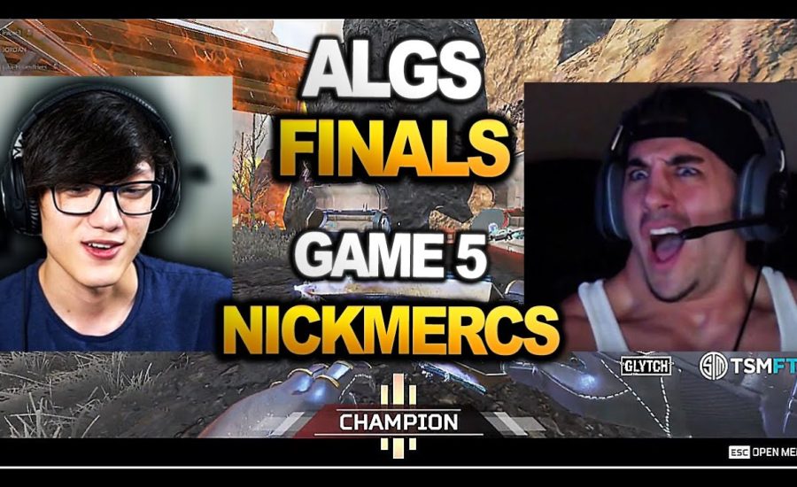 Nickmercs's team dominated ALGS  Finals  !!  ( apex legends )