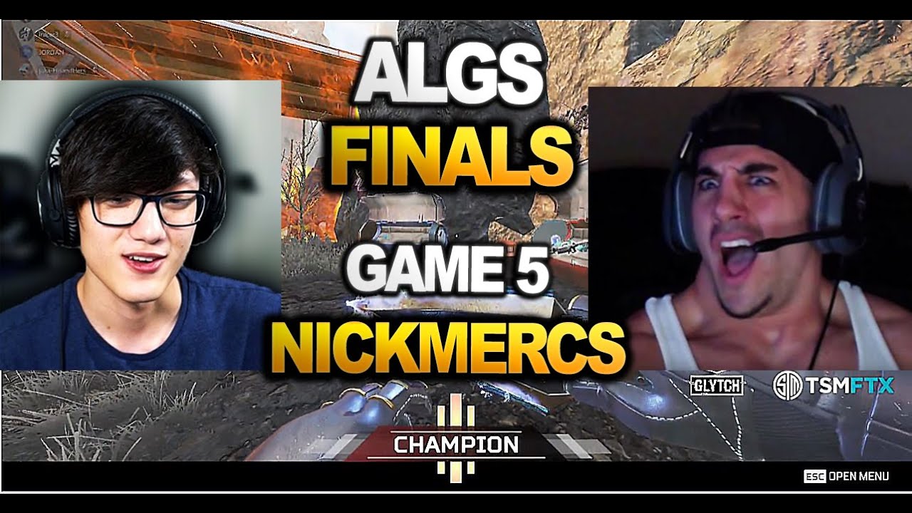 Nickmercs's team dominated ALGS  Finals  !!  ( apex legends )