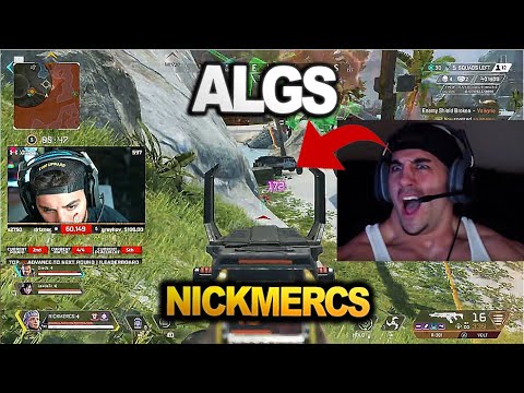 Nickmercs's team dominated  LAST ALGS QUALIFIERS | 4- 5 -6 -7-8 GAME (  apex legends )