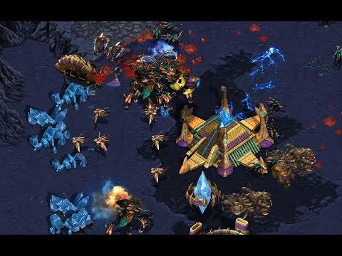 OctZerg (Z) v White-Ra (P) on Moon Glaive- StarCraft  - Brood War REMASTERED