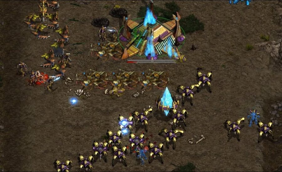 POP GOES THE NEXUS? Larva (Z) vs Shuttle (P) on Polypoid - StarCraft - Brood War REMASTERED