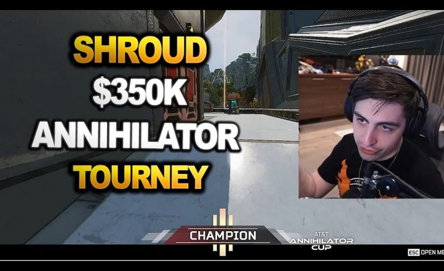 SHROUD played in $350K  Annihilator Tournament.. Shroud reacts to noko ( apex legends )