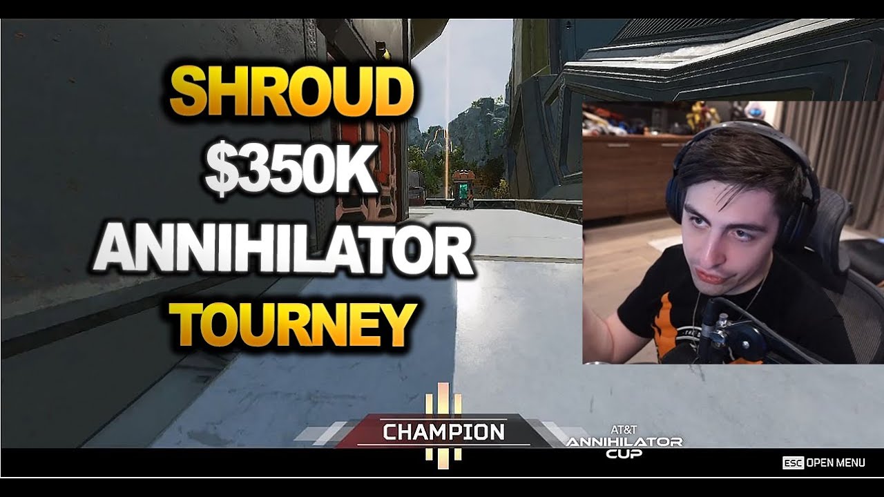 SHROUD played in $350K  Annihilator Tournament.. Shroud reacts to noko ( apex legends )
