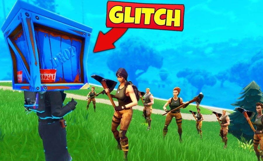 TROLLING DEFAULTS with *GLITCHES* - Fortnite Battle Royale