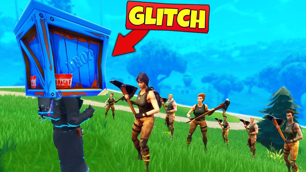 TROLLING DEFAULTS with *GLITCHES* - Fortnite Battle Royale