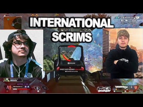 TSM Albralelie Team  played in   INTERNATIONAL SCRIMS  and what happened... !!  ( apex legends )