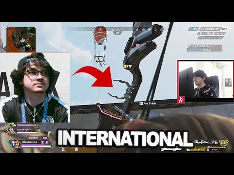 TSM Albralelie tries using the BOCEK BOW in International Scrims !! ( apex legends )