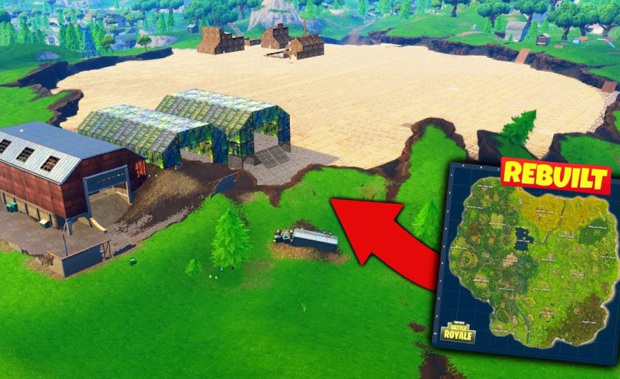 We Rebuilt THE OLD MAP in Fortnite Battle Royale