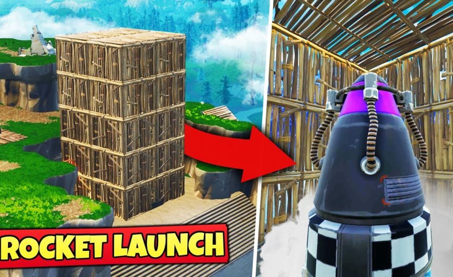 We Tried To STOP THE ROCKET LAUNCH - Fortnite Battle Royale