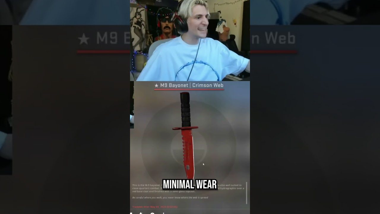 XQC UNBOXES ANOTHER INSANE KNIFE!!