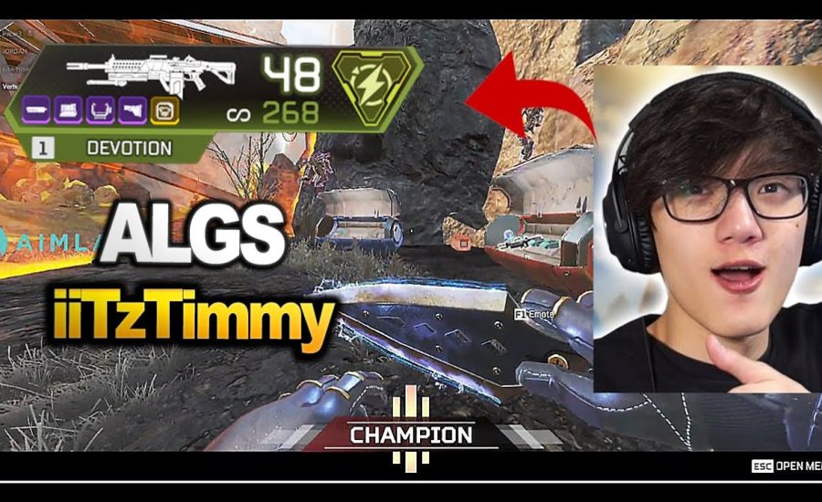 iiTzTimmy shows How to use the Devotion in algs tournament !! ( apex legends )