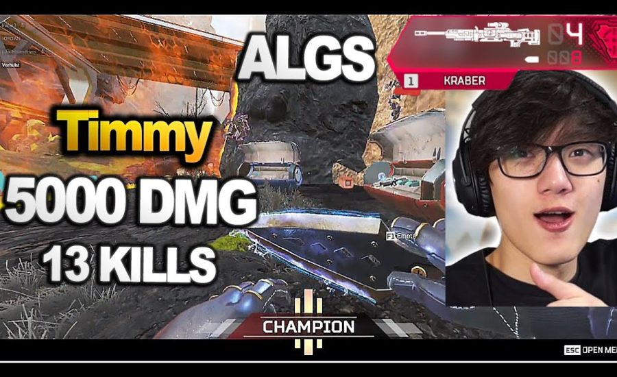 iiTzTimmy's team dominated ALGS  TOURNAMENT with 24 Kills !!  ( apex legends )