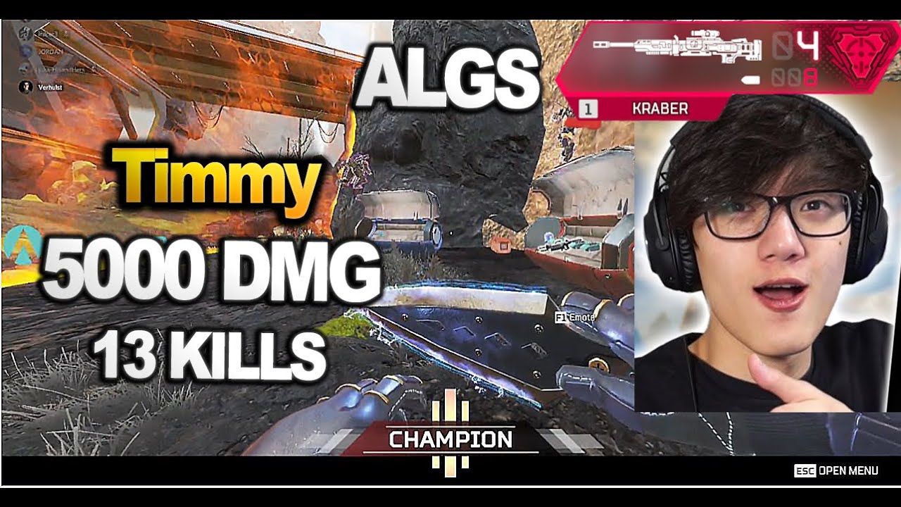 iiTzTimmy's team dominated ALGS  TOURNAMENT with 24 Kills !!  ( apex legends )