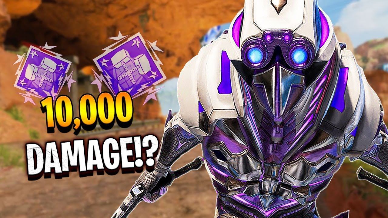 we dropped OVER 10,000 DAMAGE!?! - Apex Legends