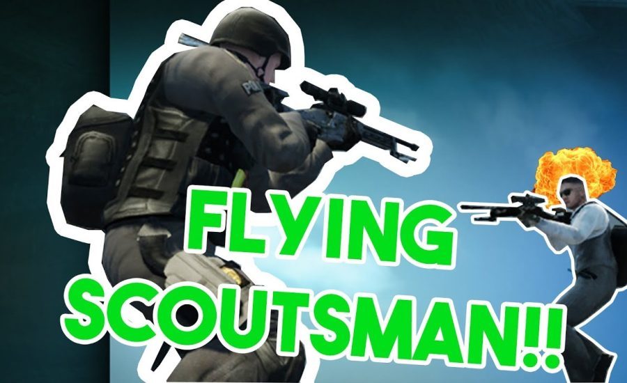 A WEIRD GAME OF CSGO FLYING SCOUTSMAN!!