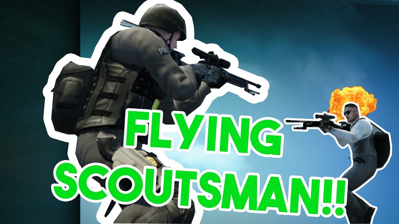 A WEIRD GAME OF CSGO FLYING SCOUTSMAN!!