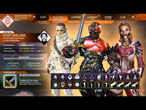 Apex Legends New Season 19 Collection Events & Heirlooms First Look