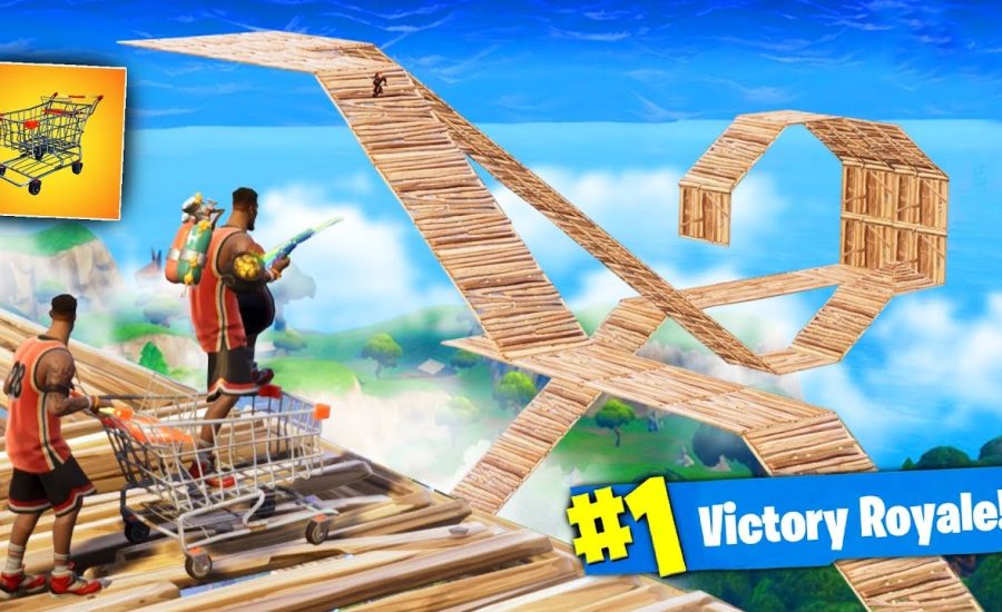 GIANT SHOPPING CART *SKYCOASTER* in Fortnite Battle Royale