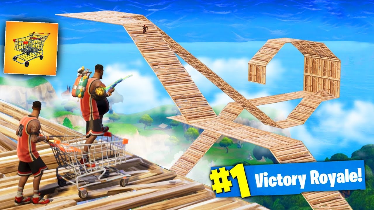 GIANT SHOPPING CART *SKYCOASTER* in Fortnite Battle Royale