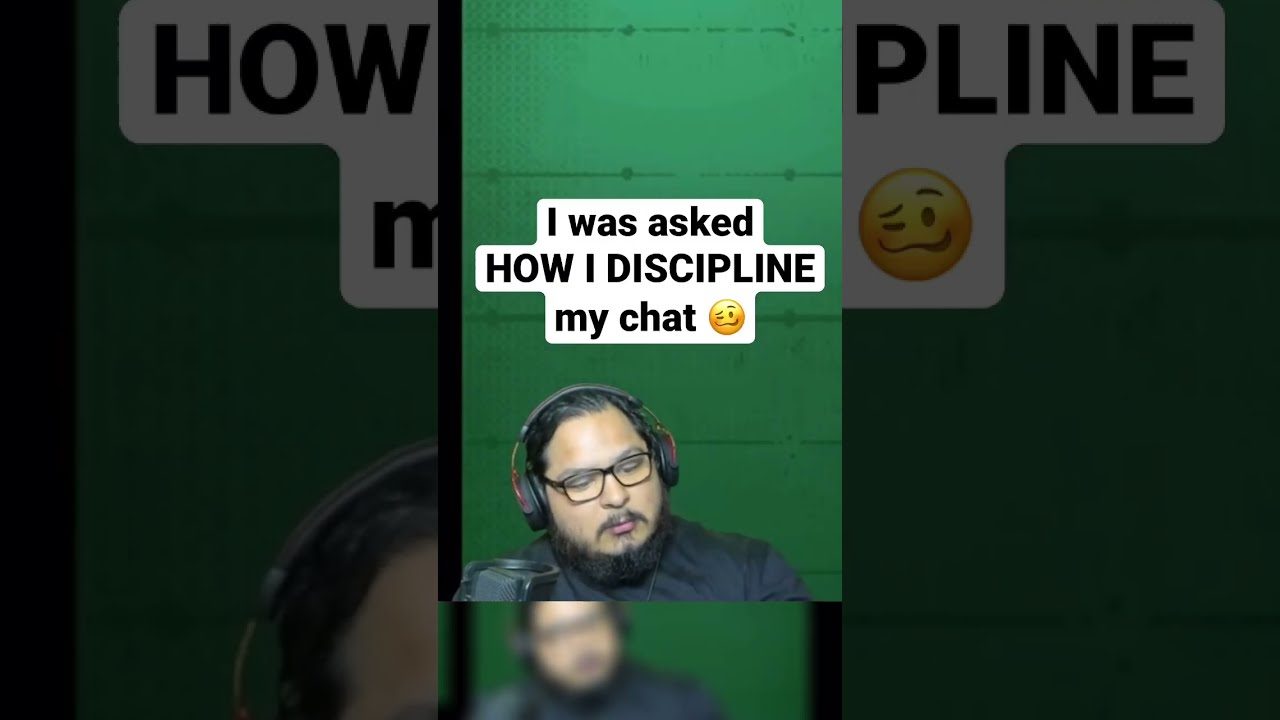 How I Discipline My Twitch Chat